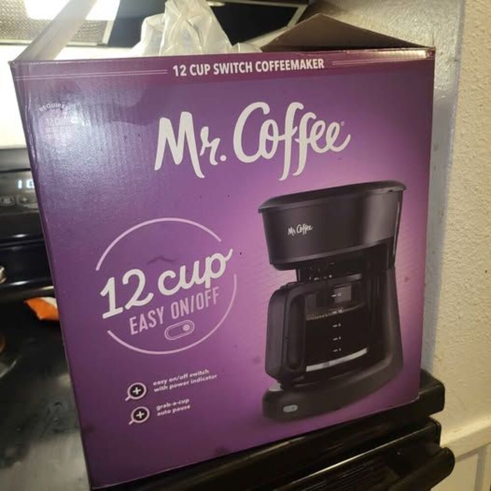 Mr. Coffee 12-Cup Coffee Maker – Like New (Used Once)